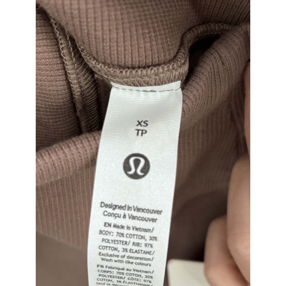 Lululemon Womens Scuba Mini Skirt XS Taupe Taupetastic High Rise NWT 0429 - Picture 5 of 7